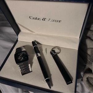 Cote d'Azur Watch and Pen Gift Set